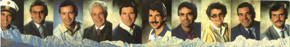 Das VP-Team Zell am See zur Gemeinderatswahl 1984